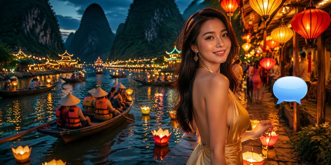 Thành phố Ninh Bình rực rỡ về đêm với các khu giải trí nổi bật